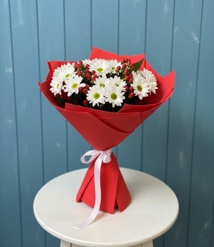 Букет цветов из: Хризантемы в Стрижах