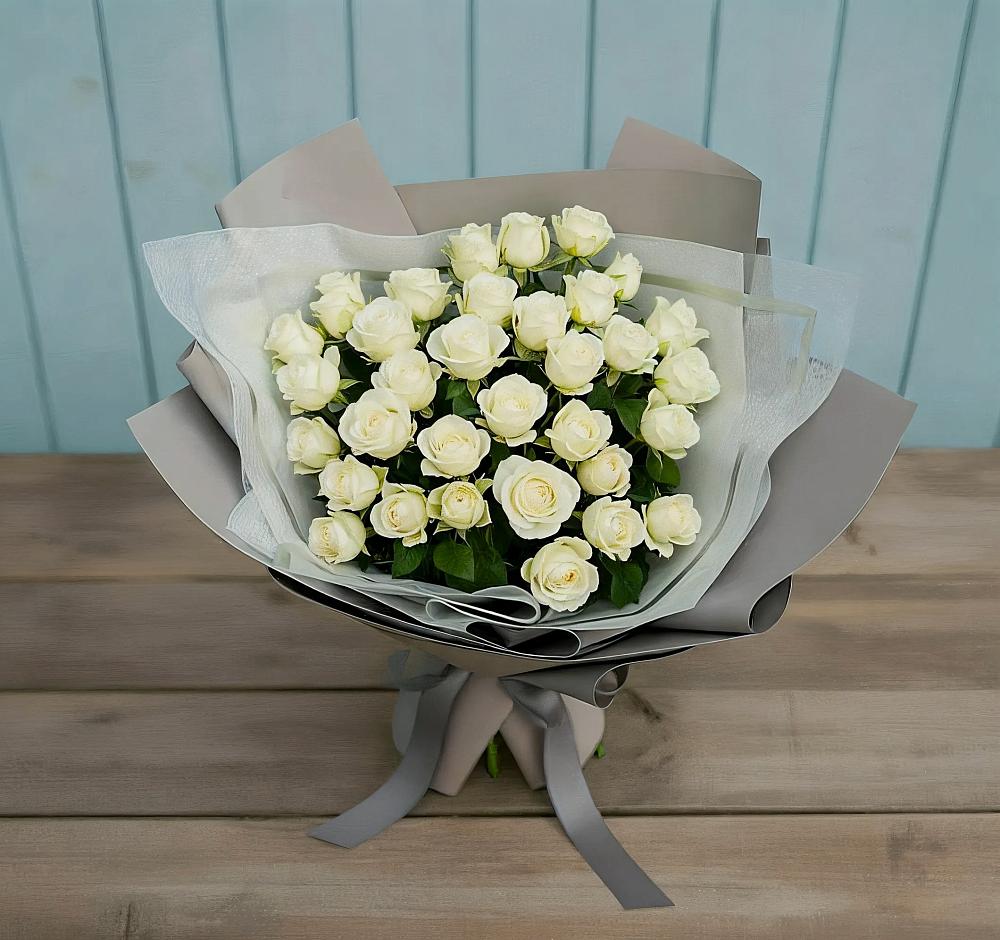 Букет Белоснежная нежность в Стрижах