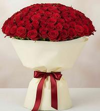 Букет 101 Красная роза Милано в Стрижах