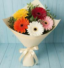 Букет цветов из:  Герберы #REPLACE_PRED# Стрижах