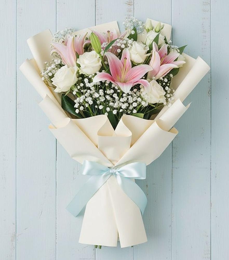 Букет цветов из: Лилии в Стрижах
