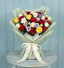 Букет цветов из:  Розы в Стрижах