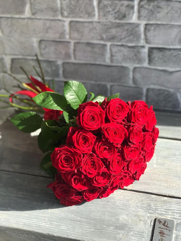 Букет Красные розы Фридом в Стрижах