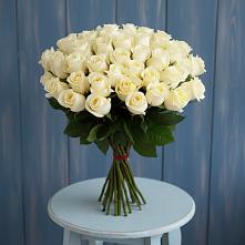 Букет 51 Белая роза Эдлесс Лав #REPLACE_PRED# Стрижах