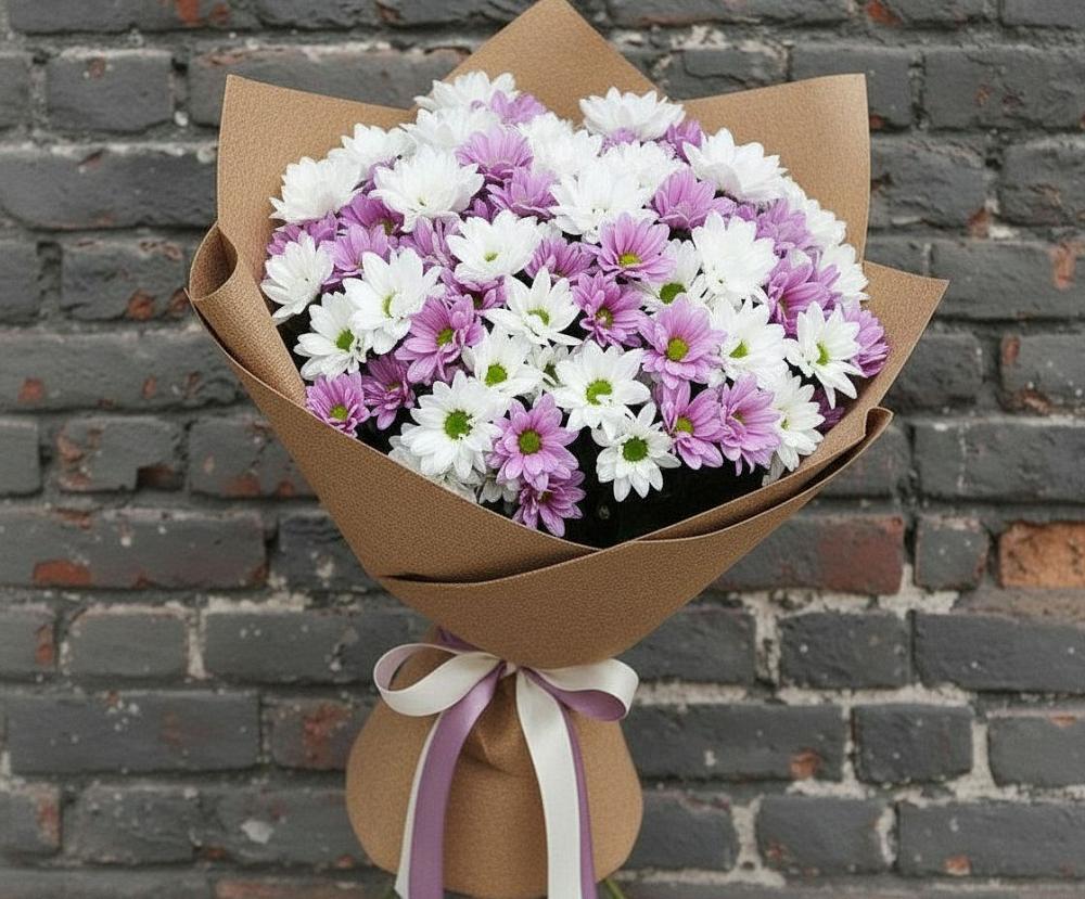 Букет цветов из: Хризантемы в Стрижах