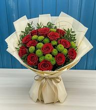 Букет цветов из:  Розы и Хризантемы в Стрижах