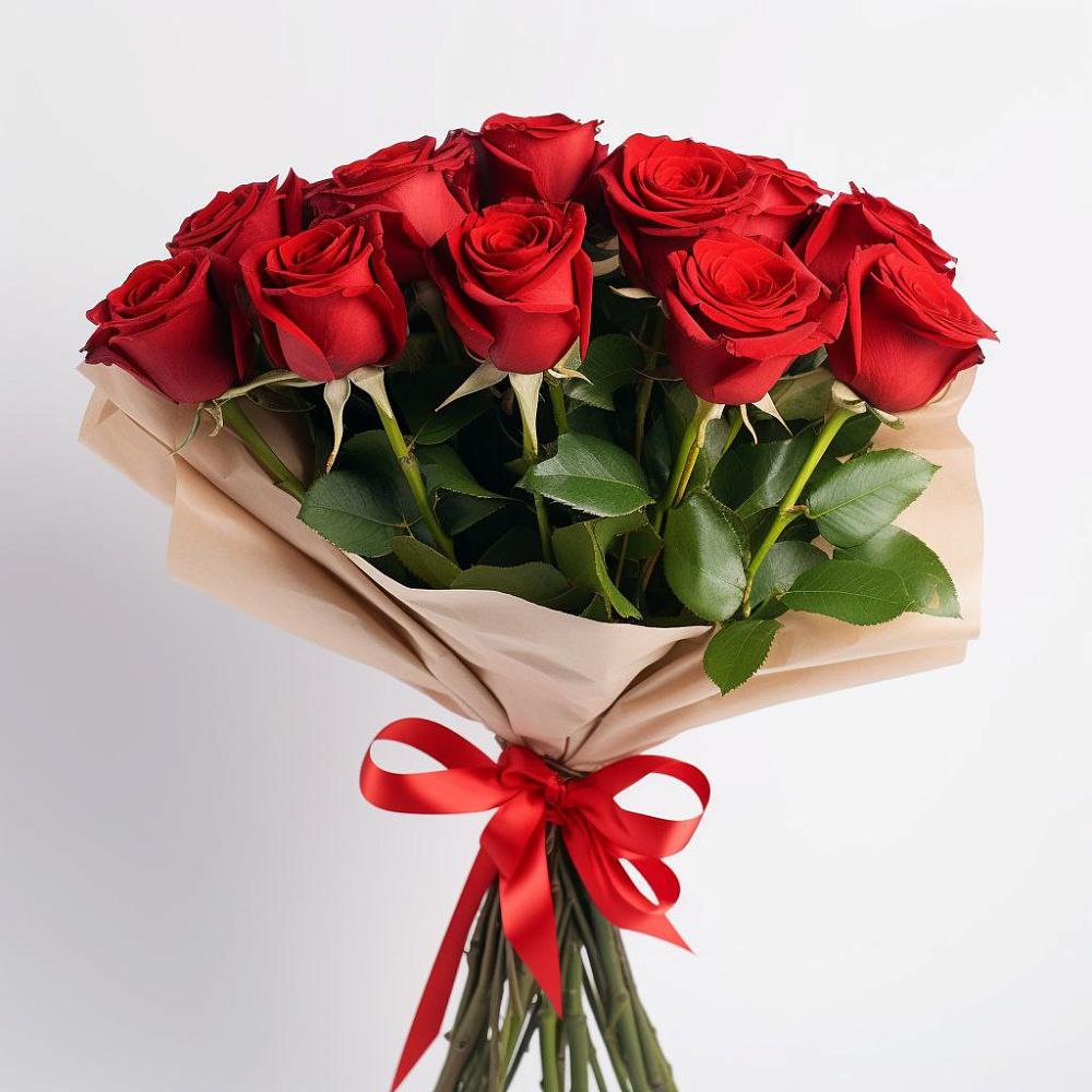 Букет 11 Красных роз Эдлесс Лав в Стрижах