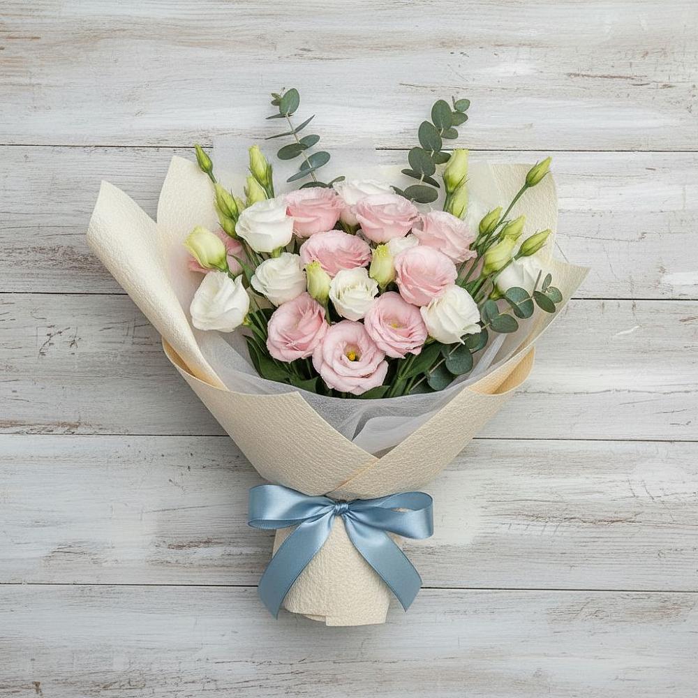 Букет цветов из: Лизиантусы в Стрижах